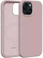 Dėklas Telforceone Etteri Silicone Mag Apple iPhone 15 6,1' rožinės spalvos