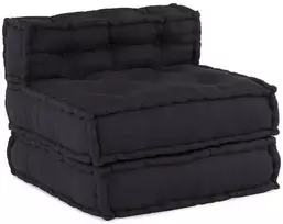 Modulinė sofa, antracito spalvos, 70x70x54 cm, audinys