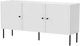 Cama Meble 3D komoda PALAZZO BIS 151x40x75 baltas matinis