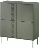 Cama Meble Cama 4D komoda TRESSE 100x40x110 matinė žalias