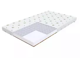 Vaikiškas grikių ir kokoso čiužinys su Aloe vera paviršiumi BABY COMFORT 90X190