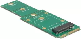 „Delock“ adapteris mSATA > M.2 NGFF lizdas