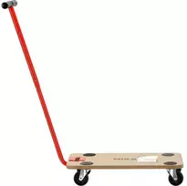 Yato Platforminis vežimėlis su traukos strypu, 200 kg keliamoji galia, MDF platforma, 4 ratų platforminis vežimėlis