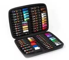 POSCA dovanų dėžutė, 40 įvairių spalvų ir linijų pločių