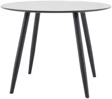 Venture Design Valgomasis stalas, Plaza apvalus stalas, ø100 cm, Juodas