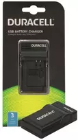 Duracell Skaitmeninio fotoaparato akumuliatoriaus įkroviklis, USB, Baterijos įkroviklis patalpoms, Nikon EN-EL19, Juodas, 5 V, 5 V