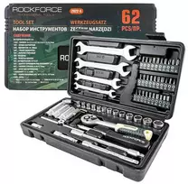 Rockforce Wmc ROCKFORCE RAKTŲ RINKINYS 1/4″ 62 vnt.