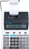 Donau Calculator DONAU TECH spausdinimo skaičiuoklė, 12 skaitmenų ekranas, pritem. 267x202x77mm, balta