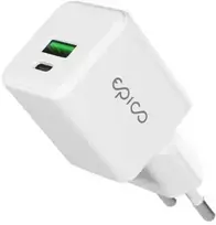 „Epico UltraBoost EA20“ 20 W GaN greitasis įkroviklis iš tinklo – baltas