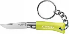 "Opinel Colorama 02 inox grab šviesiai žalias raktų pakabukas peilis