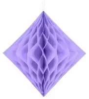 Party Deco Šilkinis popierius „Diamond“, šviesiai violetinis