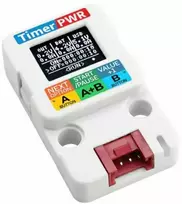 TimerPWR blokas – maitinimo valdymo modulis su 0.66 colio OLED ekranu – INA3221 – Įrenginio išplėtimo modulis – M5Stack U189