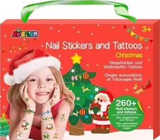 Avenir – Nagų lipdukai ir tatuiruotės – Kalėdos (58NA218208)