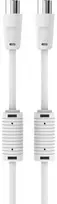 „Sinox“ antenos kabelis. Patvirtintas „YouSee“ ir „Stofa“. 5 m. Baltas.