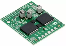 VNH5019 2 kanalų variklio valdiklis 24V/12A, Arduino priedėlis, Pololu 2507