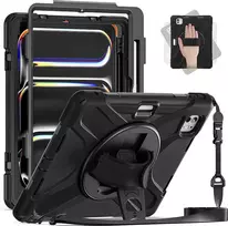 „Insmat Rugged Armor“ dėklas, Apple iPad Pro 11 2024, juodas