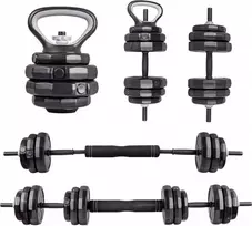 Cementinių hantelių rinkinys inSPORTline ON-X 6-in-1 40 kg