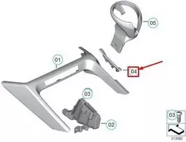 Bmw X1 E84 09 15 Taurės Laikiklio Dėklas Originalus 51169255209