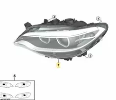 Priekinis Žibintas Iš Šalutinės Pusės BMW F22 F23 63117304468 Originalus 63117304468