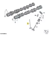 BMW Oro Variklio Vožtuvas Originalus 11348605662