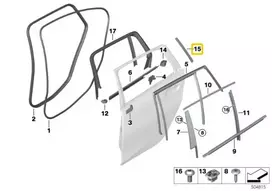 Bmw G21 Kairiojo Stulpelio Danga Originalus 51137955953