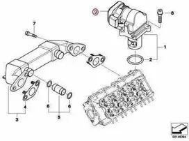 Bmw E65 7 Egr Valvos Originalus 11717804332
