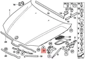 Bmw E88 E82 Kairysis Aktorius Originalus 51237289995