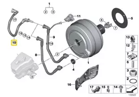 Bmw Vakuumas Vamzdis E81 E87 E90 E92 Originalus 11667599961