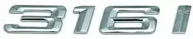 Bmw 3 E90 E90 Lci Galinis Emblema Originalus 51147128263