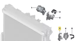 BMW Holder Šilumnešio Elektrinis Siurblys 5 G30 7 G11 G12 8 G14 G15 G16 Originalus 17119426560