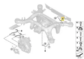 BMW Žemės Strėlė G20 G30 G31 G32 G11 G12 G14 G15 G16 X5 X6 X7 Originalus 33346870078
