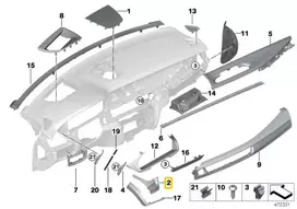 Bmw X5 F15 X6 F16 Originalus 51459284854