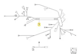 Bmw E90 E91 E92 Variklio Valdymo Laidynas Originalus 12517811808