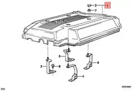 Bmw Profildichtung 5 E34 7 E32 Originalus 11611747650
