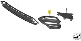 BMW X4 G02 Kairys Šoninis Grotelis Su PDC Originalus 51117456953
