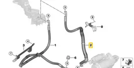 BMW Šuolio Kabeliai G30 G11 G12 G14 G15 Originalus 12427934421