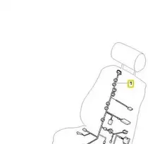 Bmw X5 E70 Keleivio Pusės Sėdynės Laidų Rinkinys Originalus 61129221787