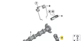 BMW Zwischenhebel 1 F20 F21 3 F30 F31 5 F07 F10 F11 G30 F90 M5 Originalus 11377539967