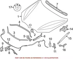 Bmw X1 F48 Galinio Variklio Gaubto Sandarinimas Originalus 51767329397