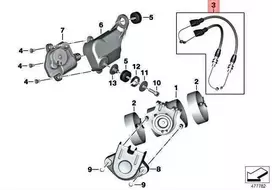 Bmw R NineT K21 K23 Rinkinys Bowdeno Trosas Ismetimo Sklende Originalus 18308357363