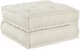 Modulinė sofa 2 vnt. Audinys Kreminė 140 x 70 x 36 cm