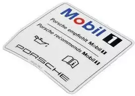 Porsche 718 991 992 Mobil 1 Aitvaros Lipdukas Originalus 7PP010786T