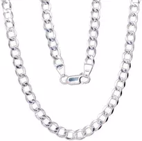 Sidabrinė grandinėlė Curb 4.5 mm - 4.5 mm. - 70 - 13.5 g.