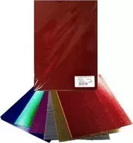 Bambino Gofruotas kartonas, spalvotas metalinis, 25x35 cm, 6 lapai