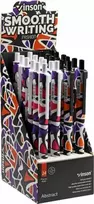 Easy Stationery madingas abstraktus mėlynas ištraukiamas tušinukas (24 vnt.)