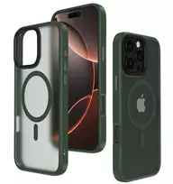 „Mocco Signature MagSafe“ galinis dėklas, skirtas „Apple iPhone 16 Pro Max“.