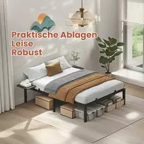 Songmics Vasagle Lovos rėmas, 140 x 190 cm, lovos rėmas
