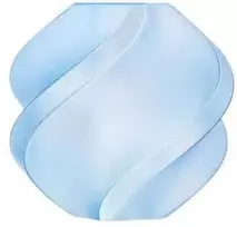 Bambu Lab PETG Translucent plastikas 1.75mm 1kg - komplekte su daugkartine rite - Translucent Light Mėlyna