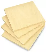 Static Control Oem Beržo fanera - 8mm - formatas 110x120 mm - 4 vnt