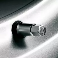 "Porsche" vožtuvų kamštelių dangteliai "Crest w/o Tire Pressure Monitorius" Originalūs 00004460100